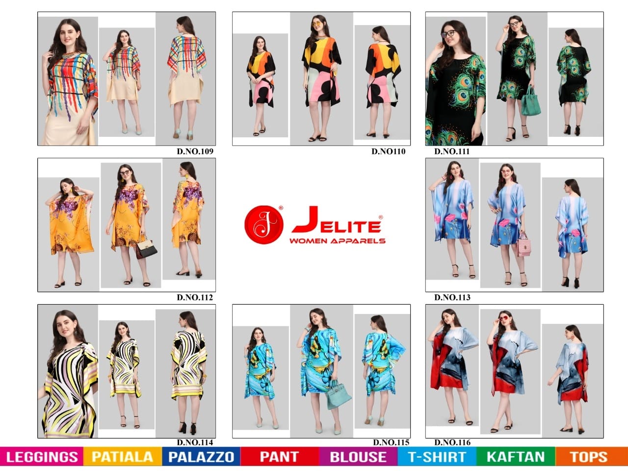 Jelite Kurti Kaftans 2 Latest Fancy Casual Wear Collection
